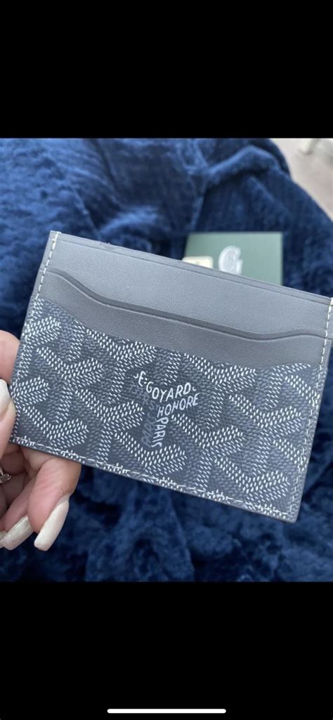 goyard cardholder fake|authentic goyard wallet.